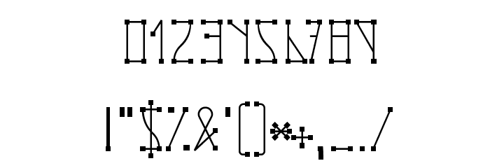Moleculan Font OTHER CHARS
