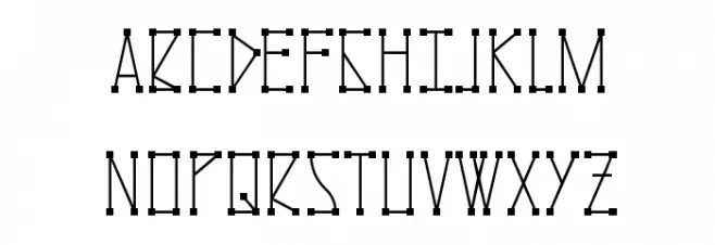 Moleculan Schriftart Groß