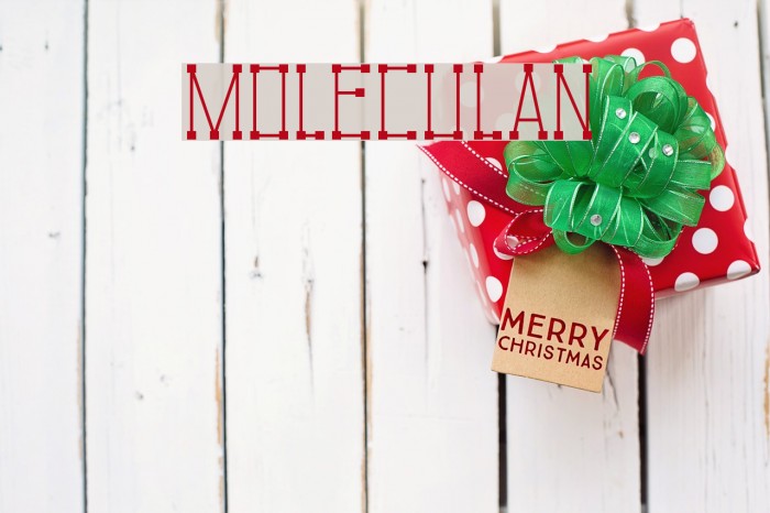 Moleculan Font examples
