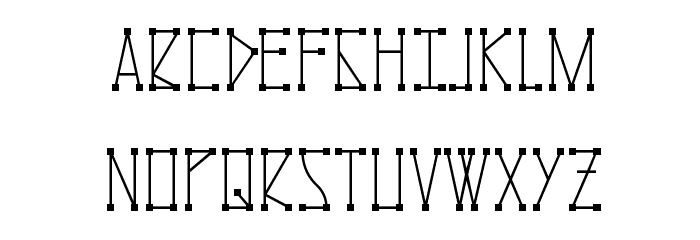 Moleculan Font LOWERCASE