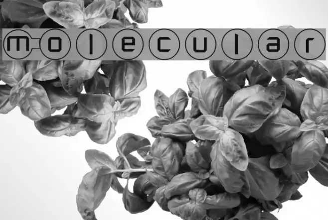 Molecular Font examples