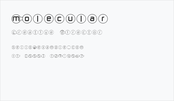 Molecular Business Card