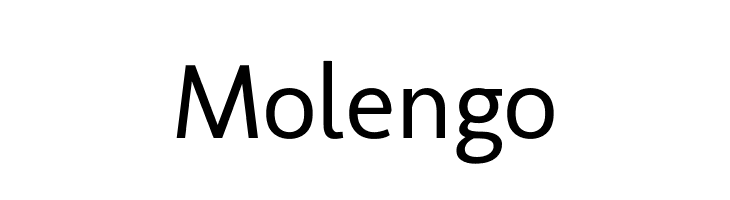 Molengo  Frei Schriftart Herunterladen