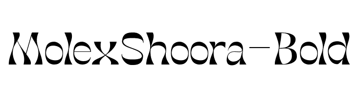 MolexShoora-Bold  Frei Schriftart Herunterladen