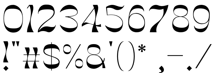 MolexShoora-Bold Font OTHER CHARS