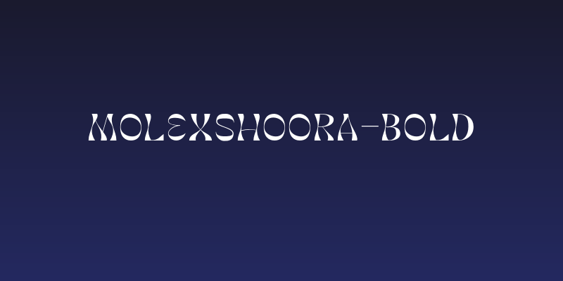 MolexShoora-Bold Social Header