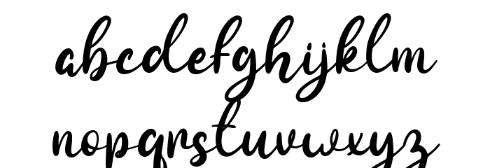 Moliantha - Personal Use Font LOWERCASE