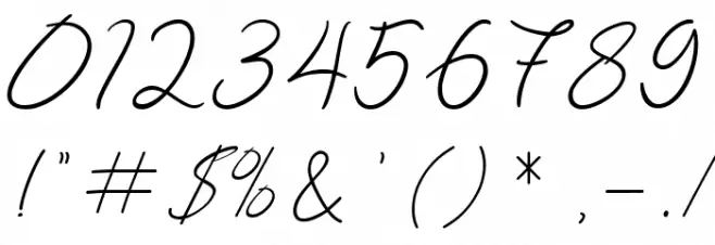 Molica Font OTHER CHARS