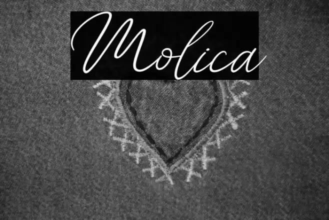 Molica Font examples