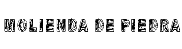 Molienda de piedra  免费字体下载