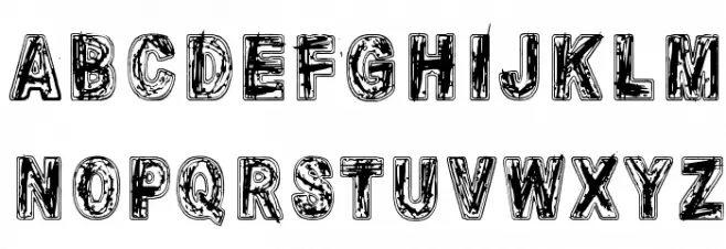 Molienda de piedra خط أحرف صغيرة