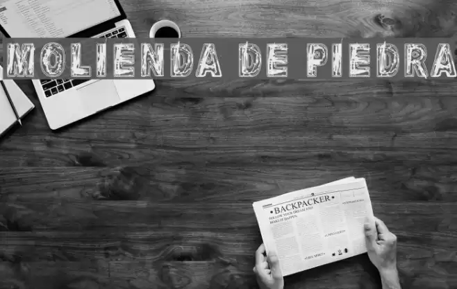 Molienda de piedra Font examples