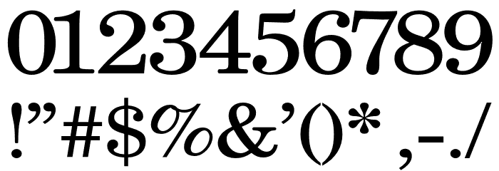 Molin Font OTHER CHARS