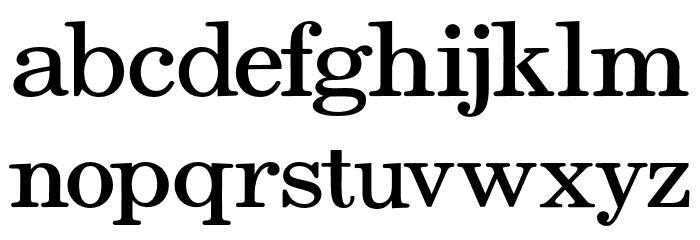 Molin Font LOWERCASE