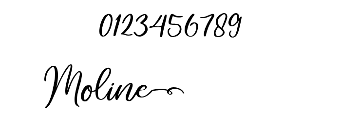 Moline Font OTHER CHARS