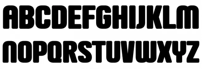 Molinga フォント 大文字