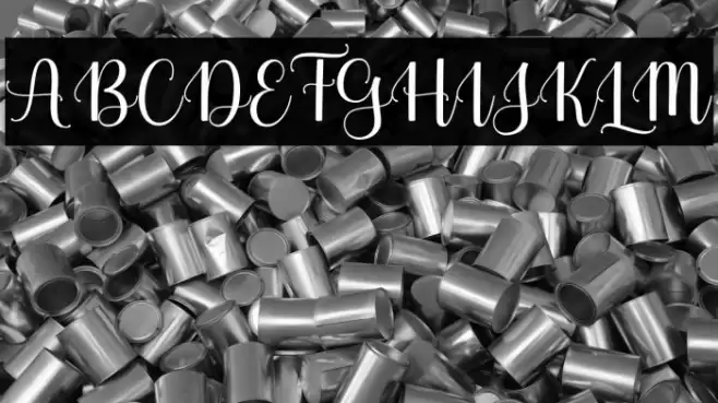 MolistaScript Font examples