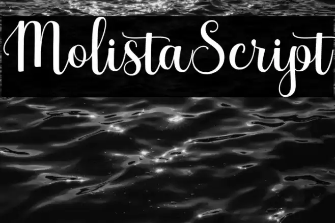 MolistaScript Font examples