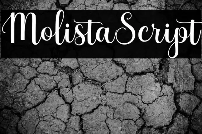 MolistaScript Font examples