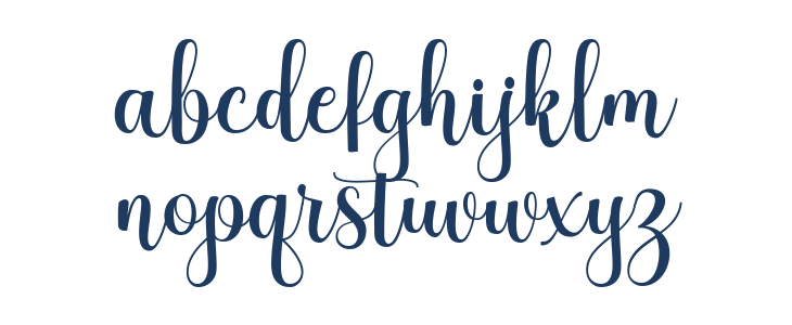 MolistaScript Lowercase