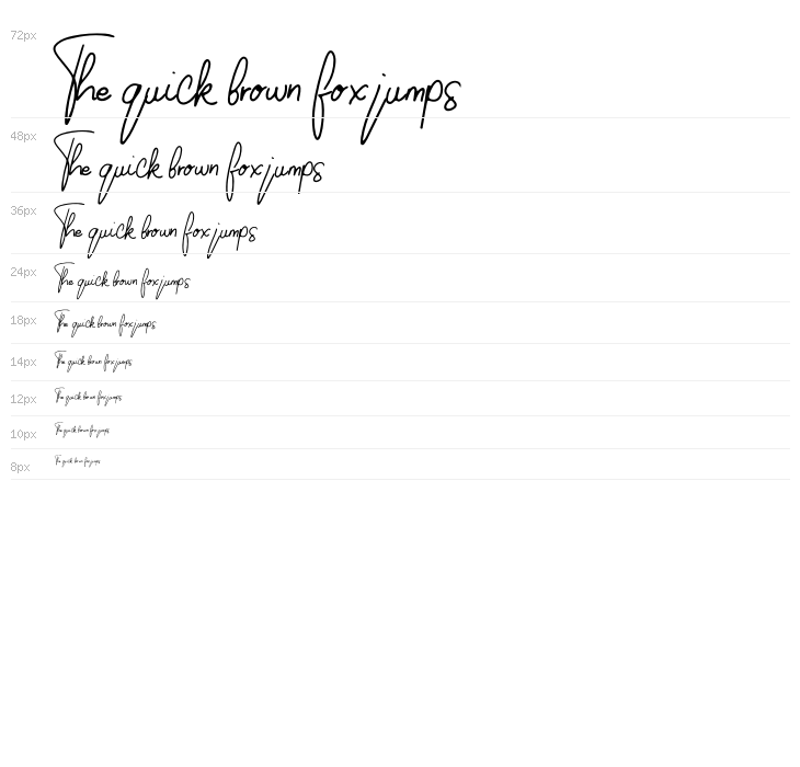 Molita Font Waterfall