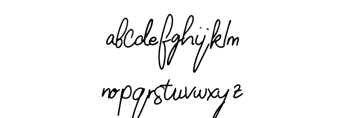 Molita Font Font LOWERCASE