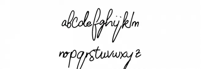 Molita Font Caratteri MINUSCOLO