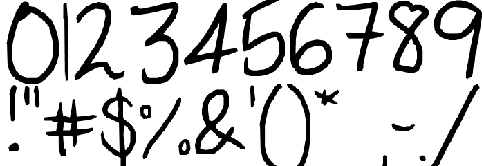 Moll script Font OTHER CHARS