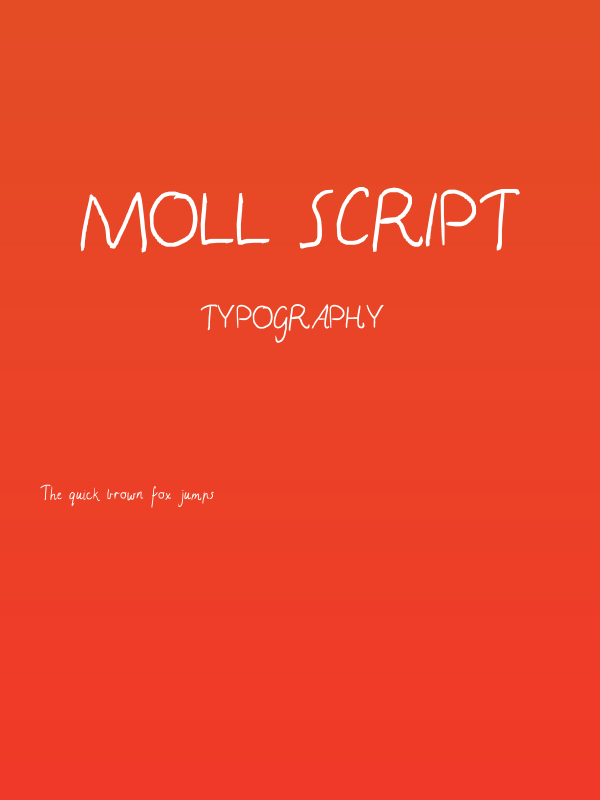 Moll script Poster