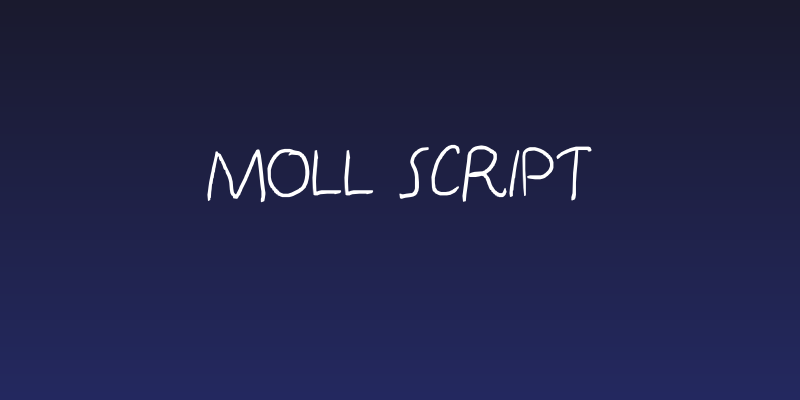 Moll script Social Header