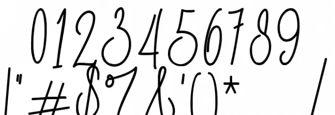 Mollaroid Font OTHER CHARS