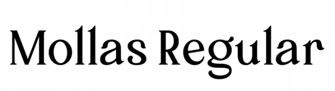 Mollas Regular  font caratteri gratis