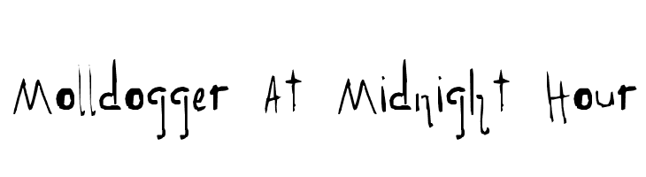 Molldogger At Midnight Hour  Free Fonts Download