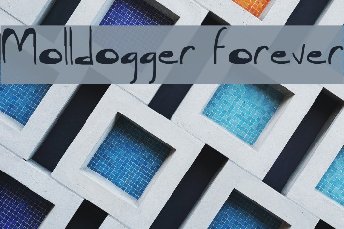 Molldogger Forever Font examples