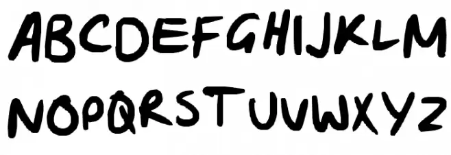 Molldogger Schriftart Groß