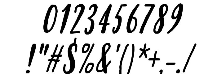 Molleat Italic Font OTHER CHARS