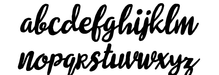 Molleat Italic Font LOWERCASE