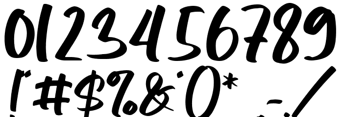 Mollen Crispy Font OTHER CHARS