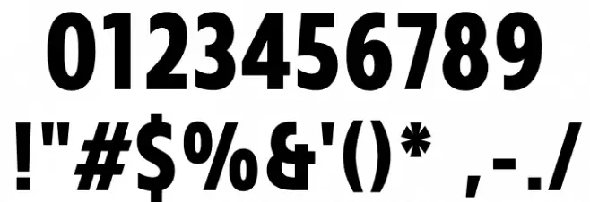 MollenPersonalUse-BoldCond Font OTHER CHARS