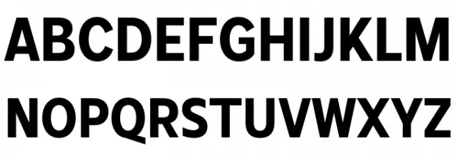 MollenPersonalUse-BoldNarrow Schriftart Groß