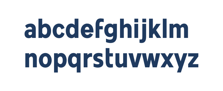 MollenPersonalUse-BoldNarrow Lowercase