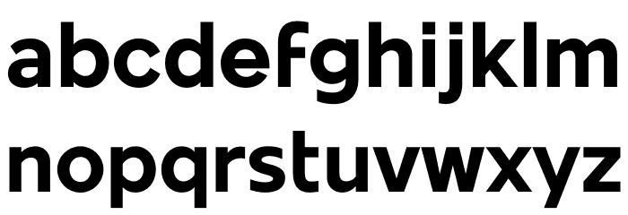 MollenPersonalUse-Bold Font LOWERCASE