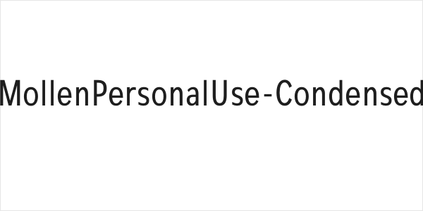 MollenPersonalUse-Condensed Logo