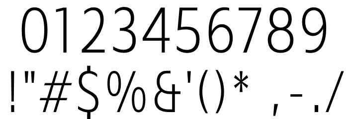 MollenPersonalUse-LightCond Font OTHER CHARS