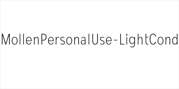 MollenPersonalUse-LightCond Logo