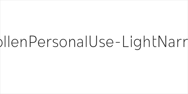 MollenPersonalUse-LightNarrow Logo