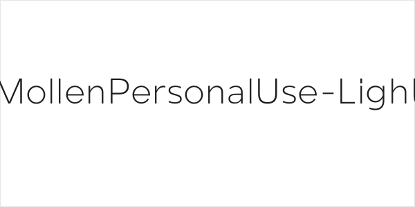 MollenPersonalUse-Light Logo