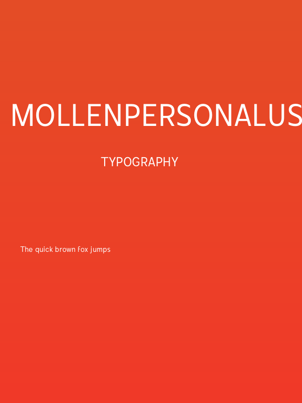 MollenPersonalUse-Narrow Poster