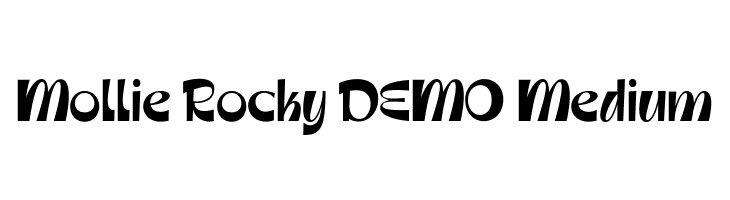 Mollie Rocky DEMO Medium  Frei Schriftart Herunterladen