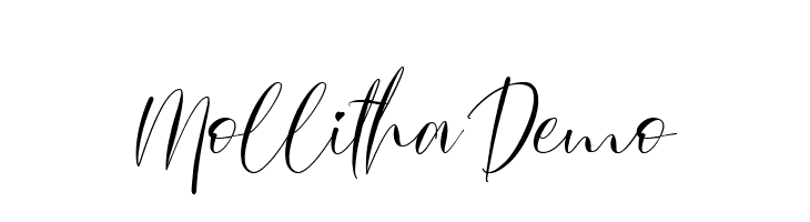 Mollitha Demo  font caratteri gratis